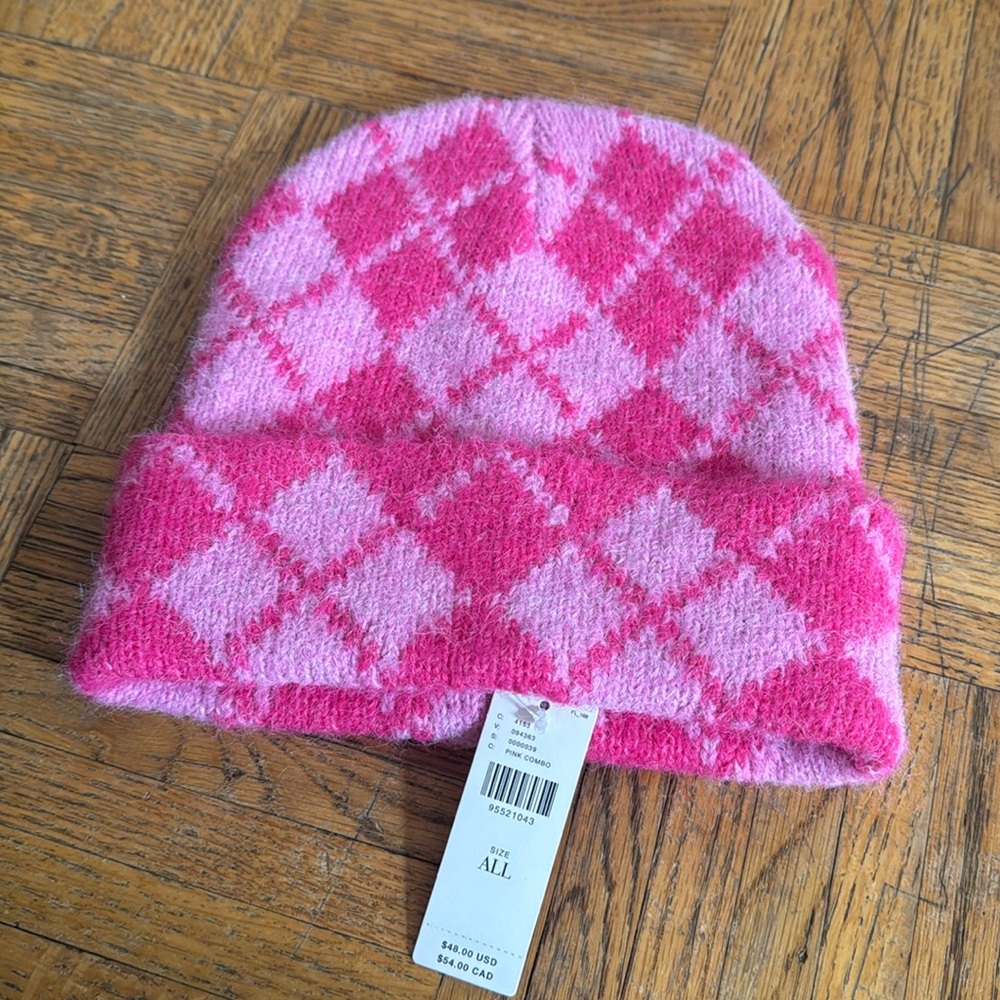 Anthro Argyle ❄️ Beanie